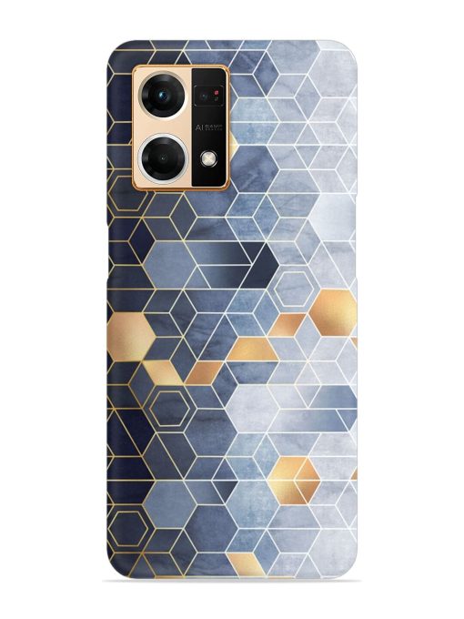 Geometric Abstraction Hexagons Snap Case for Oppo F21 Pro (4G)