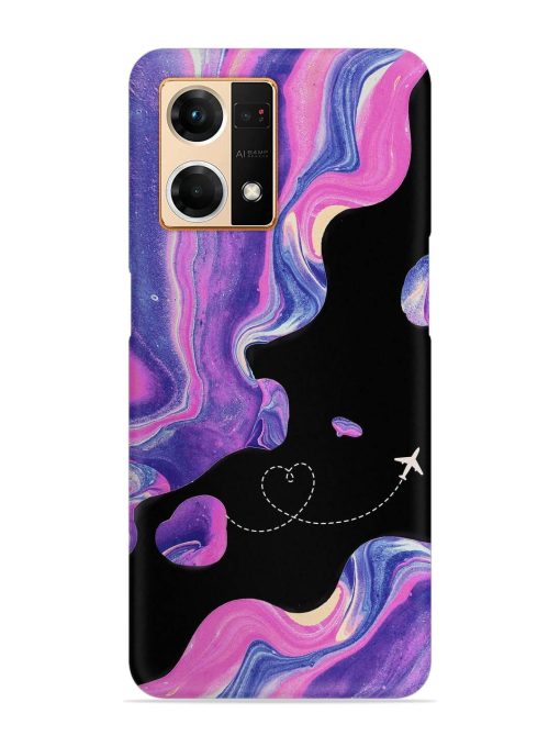 Glitter Art Snap Case for Oppo F21 Pro (4G)