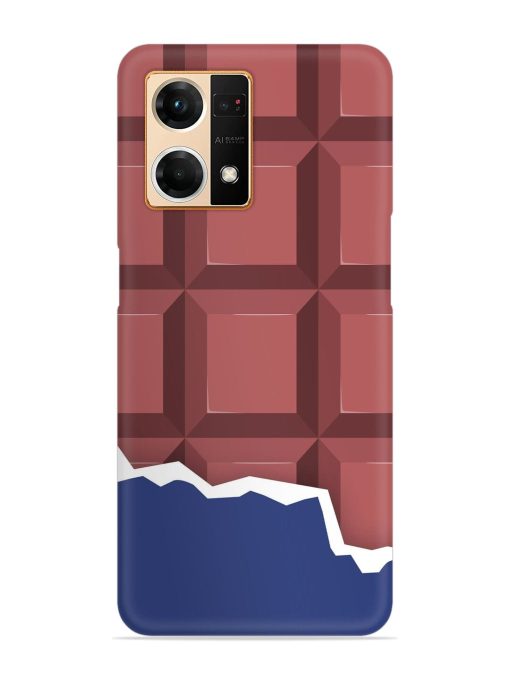 Chocolate Vector Art Snap Case for Oppo F21 Pro (4G)