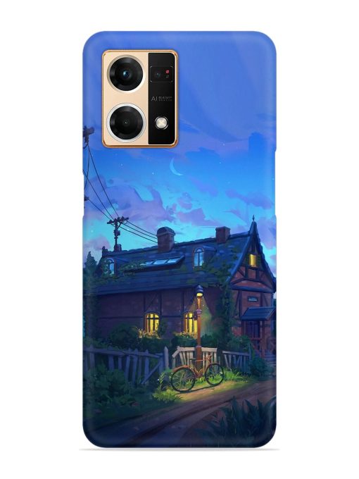 Beautiful Village House Snap Case for Oppo F21 Pro (4G)