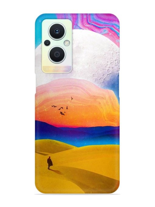 Sandy Desert Snap Case for Oppo F21 Pro (5G) Zapvi