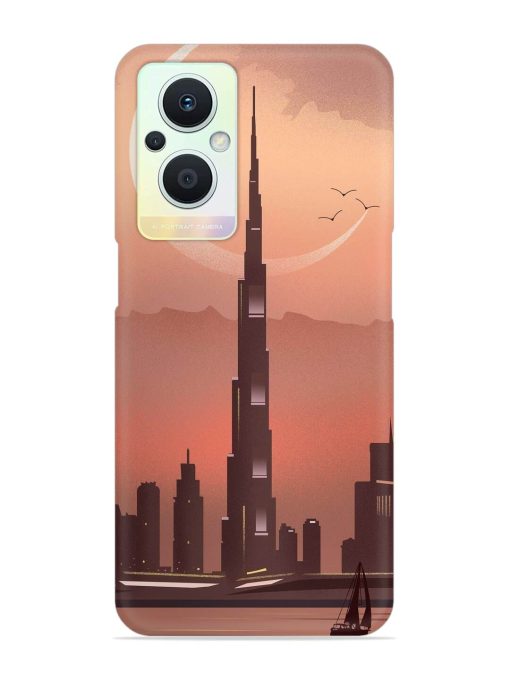 Landmark Burj Khalifa Snap Case for Oppo F21 Pro (5G)