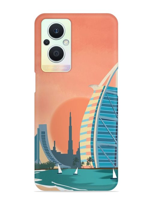 Dubai Architectural Scenery Snap Case for Oppo F21 Pro (5G)