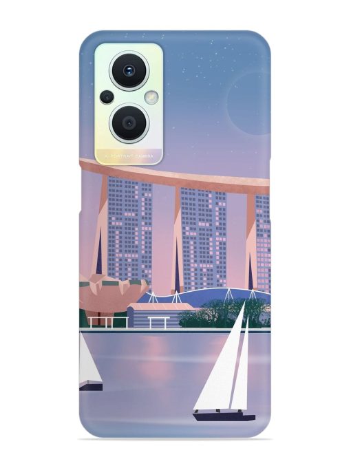 Singapore Scenery Architecture Snap Case for Oppo F21 Pro (5G) Zapvi