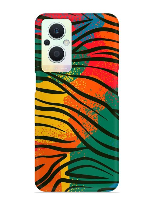 Bright Colorful Snap Case for Oppo F21 Pro (5G) Zapvi