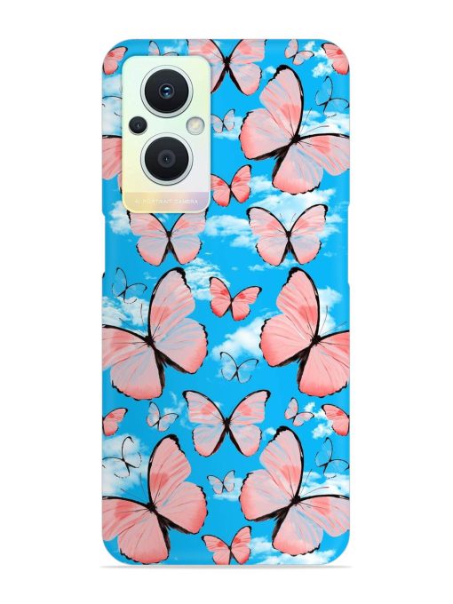 Seamless Pattern Tropical Snap Case for Oppo F21 Pro (5G)