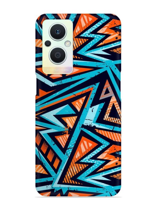 Abstract Seamless Grunge Snap Case for Oppo F21 Pro (5G)