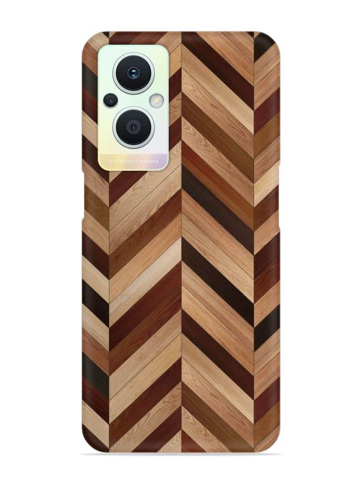 Seamless Wood Parquet Snap Case for Oppo F21 Pro (5G)