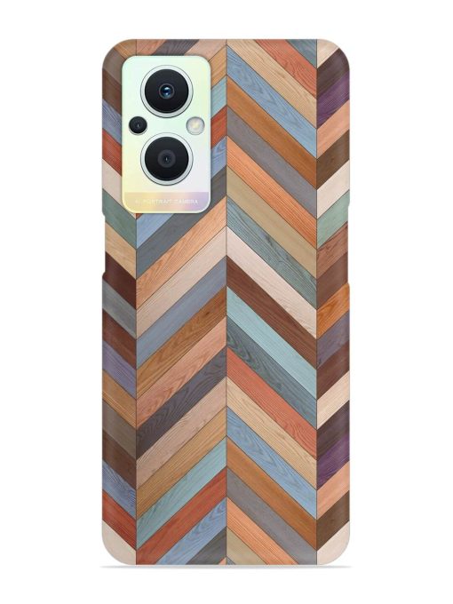 Seamless Wood Parquet Snap Case for Oppo F21 Pro (5G)