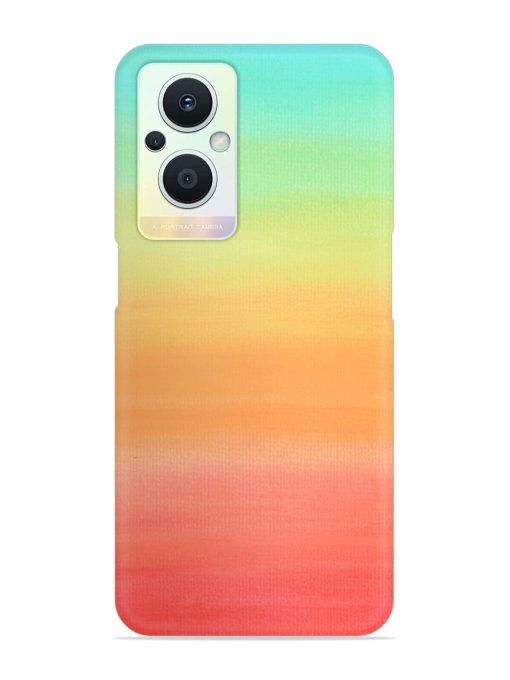 Background Sky Watercolor Snap Case for Oppo F21 Pro (5G)