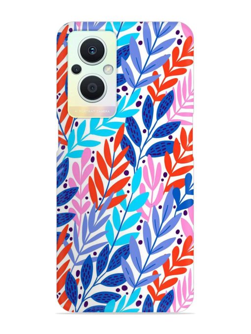 Bright Floral Tropical Snap Case for Oppo F21 Pro (5G)