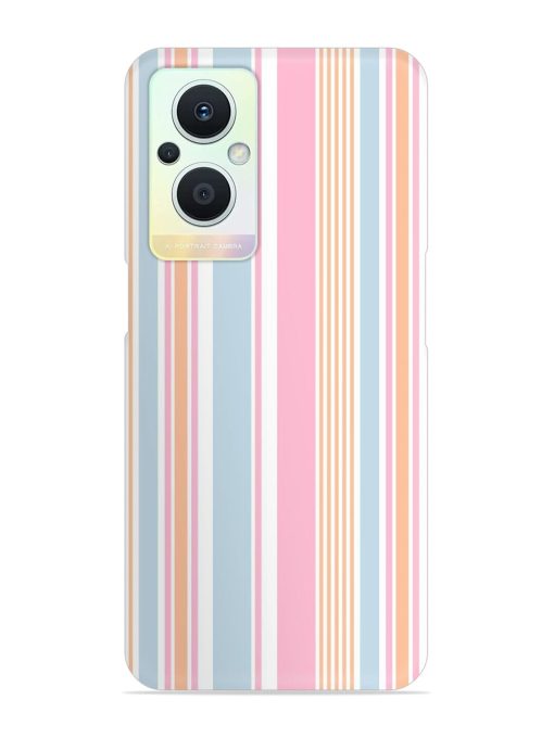 Stripe Seamless Pattern Snap Case for Oppo F21 Pro (5G)