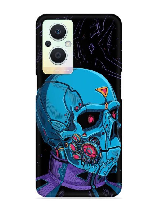 Skull Robo Vector Snap Case for Oppo F21 Pro (5G) Zapvi