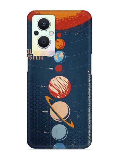 Solar System Vector Snap Case for Oppo F21 Pro (5G)