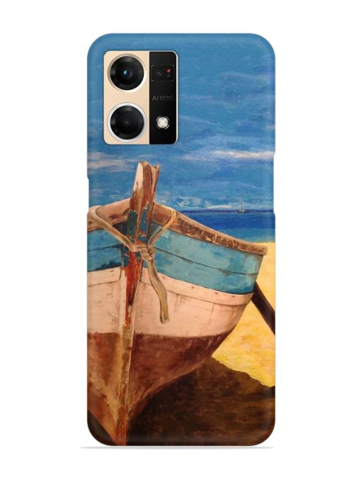 Canvas Painting Snap Case for Oppo F21S Pro (4G)