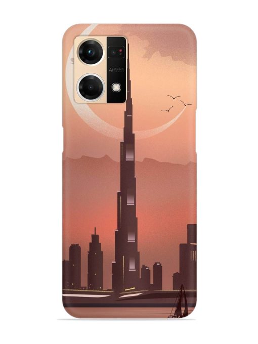 Landmark Burj Khalifa Snap Case for Oppo F21S Pro (4G) Zapvi