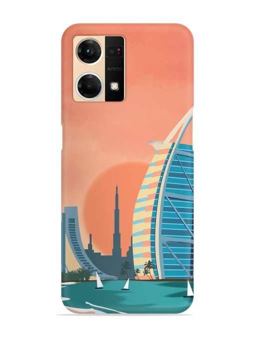 Dubai Architectural Scenery Snap Case for Oppo F21S Pro (4G) Zapvi