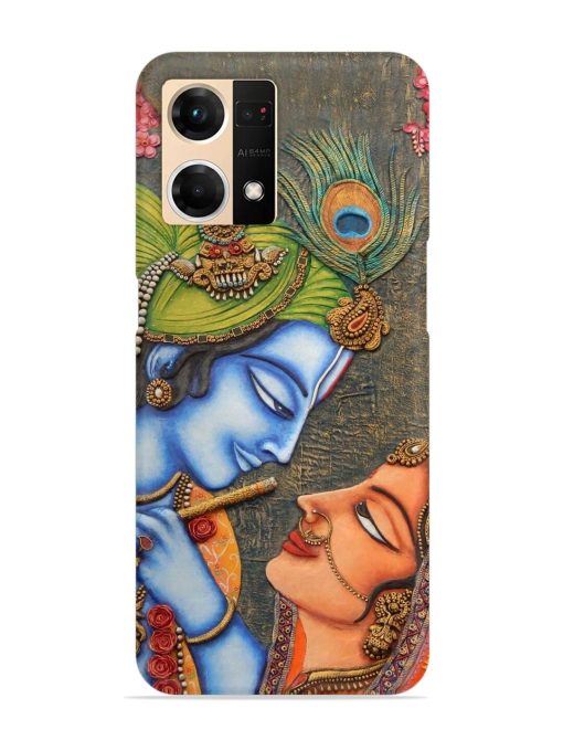 Lord Radha Krishna Flute Art Snap Case for Oppo F21S Pro (4G) Zapvi