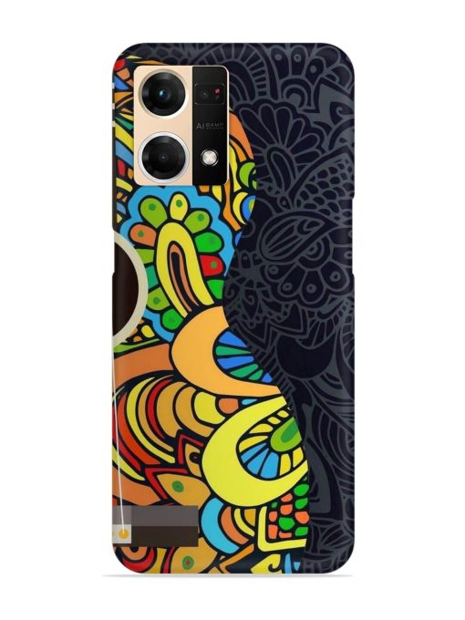 Guitar Vector Art Snap Case for Oppo F21S Pro (4G) Zapvi