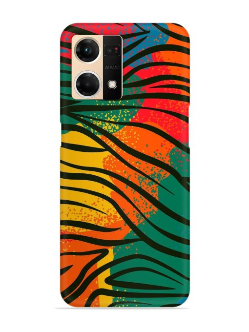 Bright Colorful Snap Case for Oppo F21S Pro (4G) Zapvi