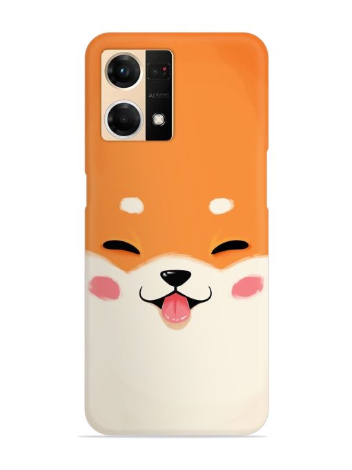 Happy Cat Art Snap Case for Oppo F21S Pro (4G) Zapvi