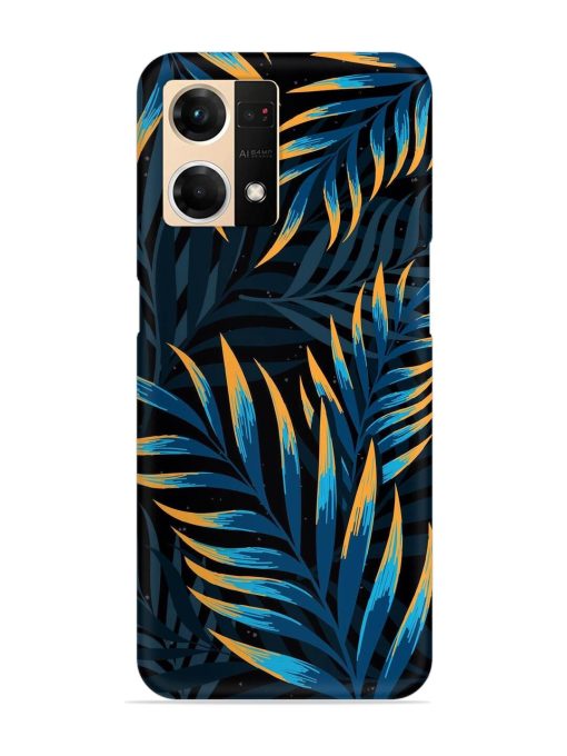 Abstract Leaf Art Snap Case for Oppo F21S Pro (4G) Zapvi