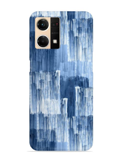 Abstract Pattern Stripes Snap Case for Oppo F21S Pro (4G) Zapvi