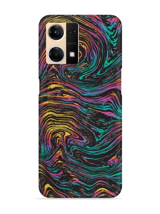 Abstract Liquid Colors Snap Case for Oppo F21S Pro (4G) Zapvi