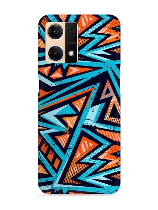 Abstract Seamless Grunge Snap Case for Oppo F21S Pro (4G) Zapvi