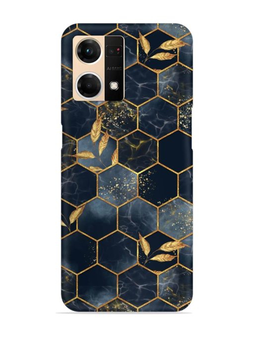 Marble Hexagon Seamless Snap Case for Oppo F21S Pro (4G) Zapvi