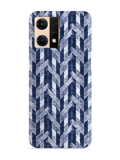 Abstract Herringbone Motif Snap Case for Oppo F21S Pro (4G) Zapvi