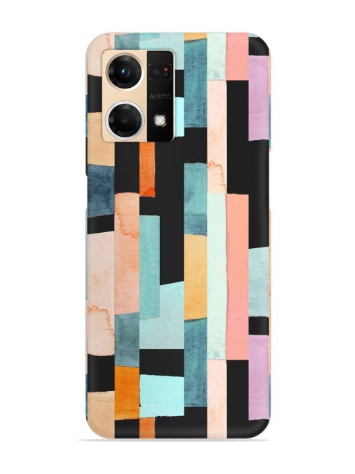 Geometric Seamless Pattern Snap Case for Oppo F21S Pro (4G)