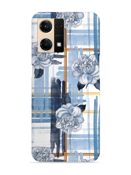 Watercolor Pattern Rose Snap Case for Oppo F21S Pro (4G) Zapvi