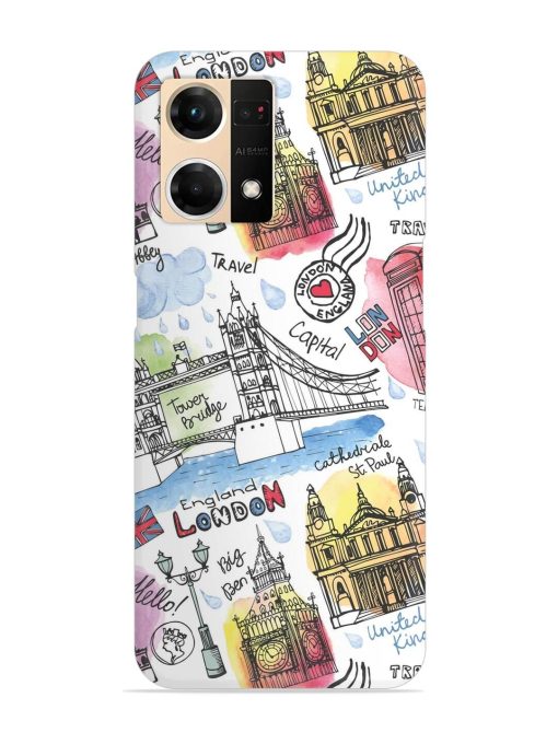 Vector London Landmark Snap Case for Oppo F21S Pro (4G) Zapvi