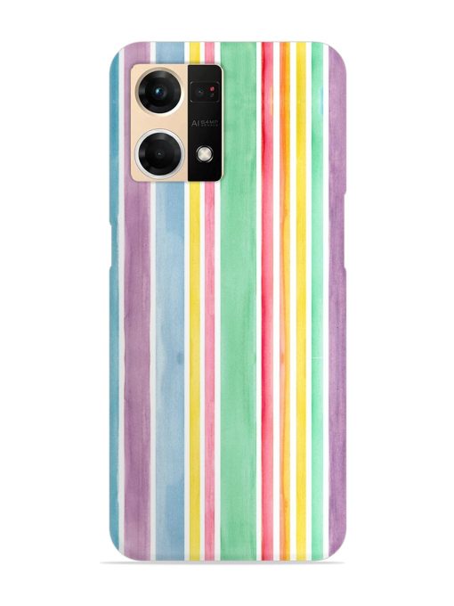 Hand Drawn Watercolor Snap Case for Oppo F21S Pro (4G)