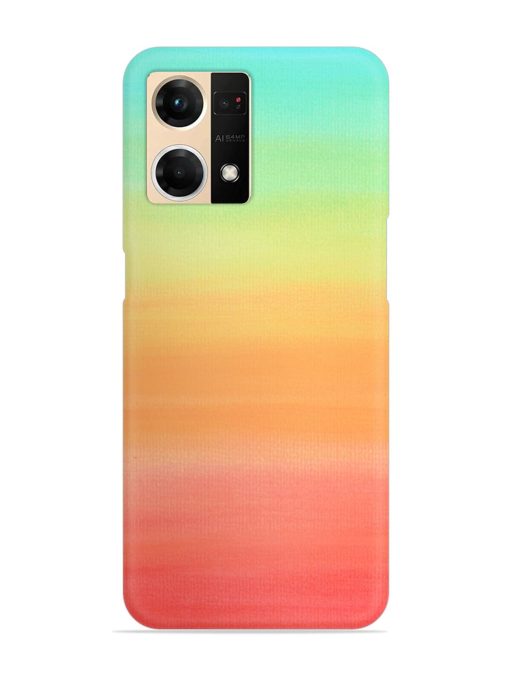 Background Sky Watercolor Snap Case for Oppo F21S Pro (4G) Zapvi