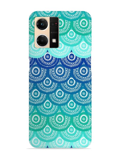 Ethnic Seamless Pattern Snap Case for Oppo F21S Pro (4G)