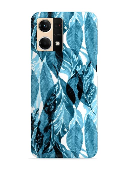 Leaves Pattern Jungle Snap Case for Oppo F21S Pro (4G) Zapvi