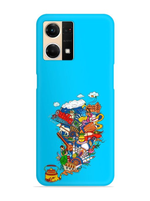 Vector Design Indian Snap Case for Oppo F21S Pro (4G) Zapvi