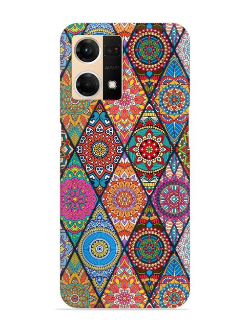 Seamless Tile Pattern Snap Case for Oppo F21S Pro (4G) Zapvi