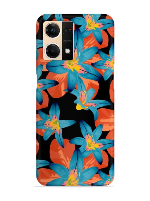 Philippine Flowers Seamless Snap Case for Oppo F21S Pro (4G) Zapvi