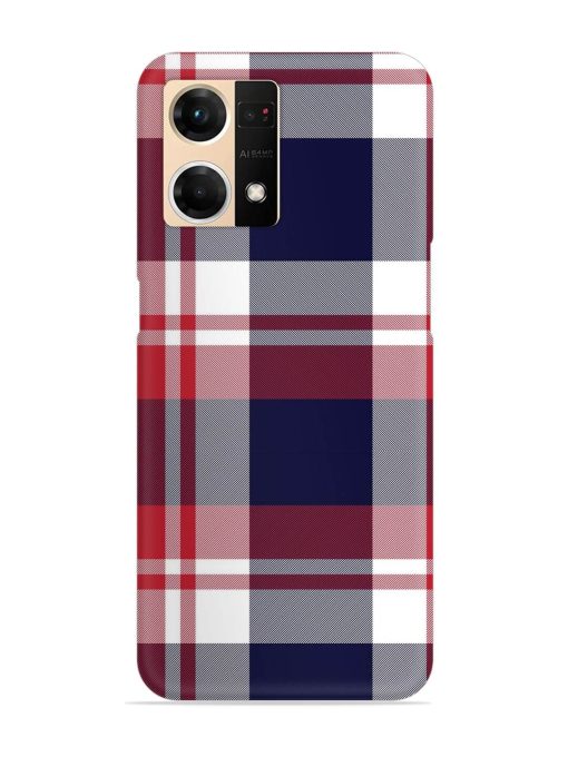 Classic Plaid Tartan Snap Case for Oppo F21S Pro (4G) Zapvi