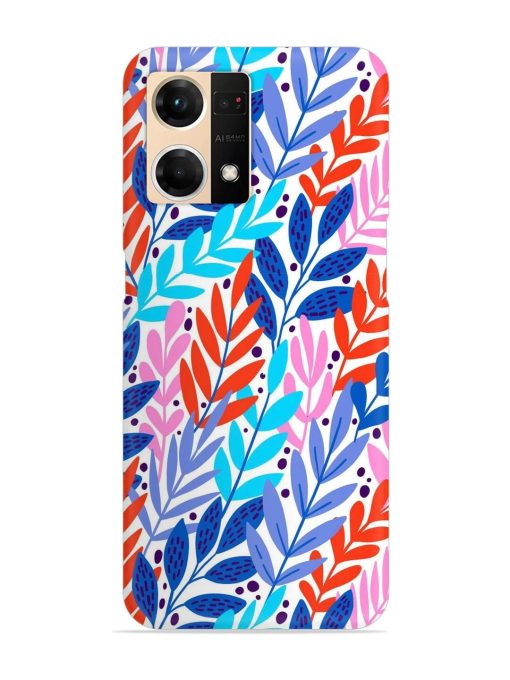 Bright Floral Tropical Snap Case for Oppo F21S Pro (4G) Zapvi