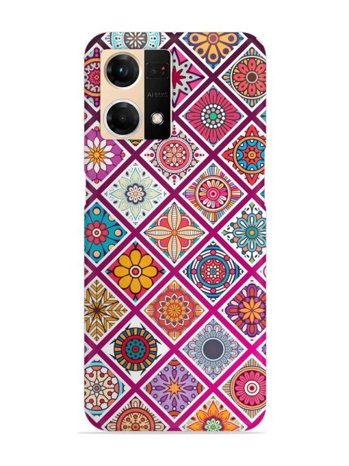 Seamless Tile Pattern Snap Case for Oppo F21S Pro (4G) Zapvi