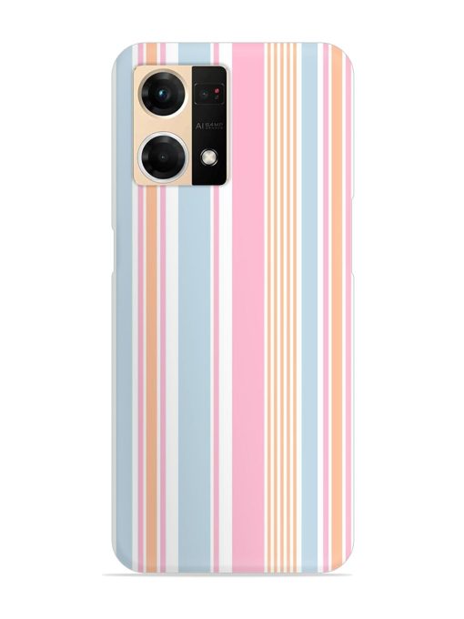 Stripe Seamless Pattern Snap Case for Oppo F21S Pro (4G)