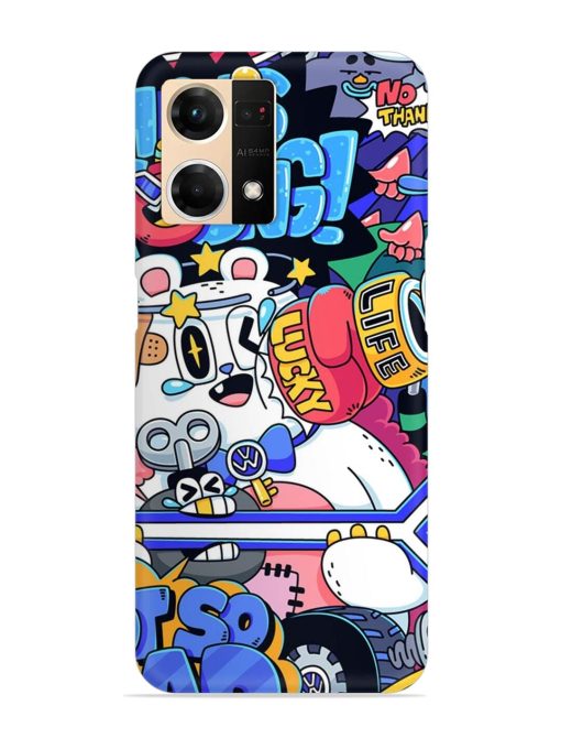 Universal Doodle Snap Case for Oppo F21S Pro (4G)