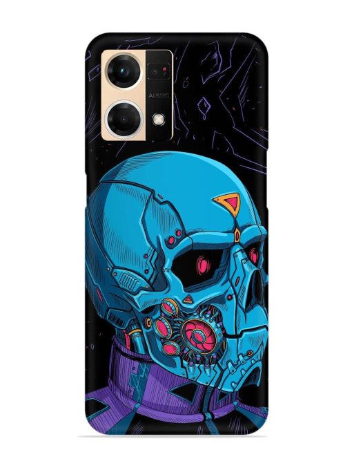 Skull Robo Vector Snap Case for Oppo F21S Pro (4G) Zapvi