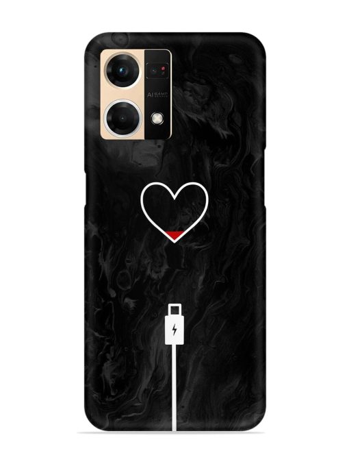 Heart Charging Vector Snap Case for Oppo F21S Pro (4G) Zapvi