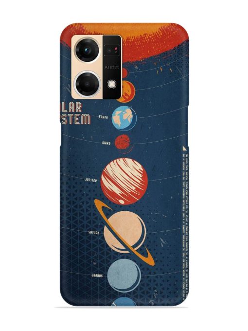 Solar System Vector Snap Case for Oppo F21S Pro (4G)