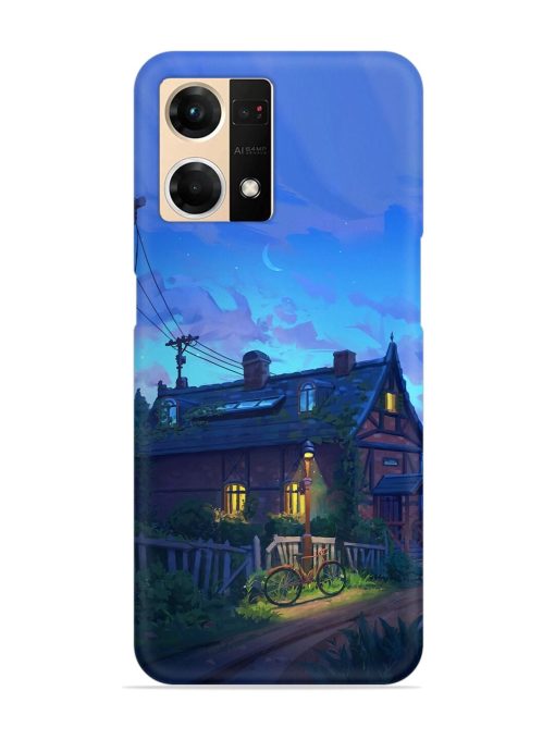 Beautiful Village House Snap Case for Oppo F21S Pro (4G) Zapvi